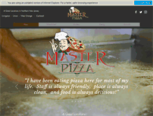 Tablet Screenshot of masterpizzaonline.com